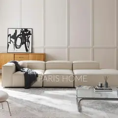 GENERICO - Seccional Izquierdo Divan Modular Grande Monarch Tejido - Blanco