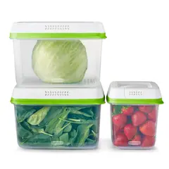 RUBBERMAID - Juego de 3 Contenedores 2114817