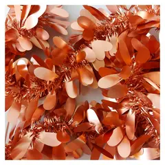 GENERICO - Guirnalda decorativa para fiesta 180 cm x 2 unid. -Oro Rosa