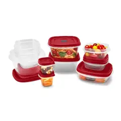 RUBBERMAID - Juego de 12 Contenedores de Alimentos 2112335