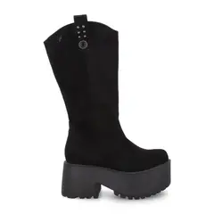 GOTTA - Bota Plataforma Negra Mujer 15170
