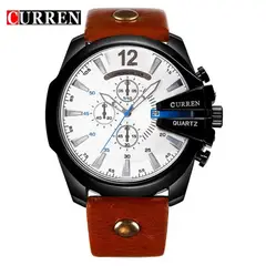GENERICO - Reloj Curren - analógico de cuarzo para hombre Marrón y negro