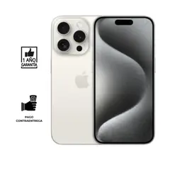 APPLE - IPhone 15 PRO 128GB I Reacondicionado grado A I color: BLANCO