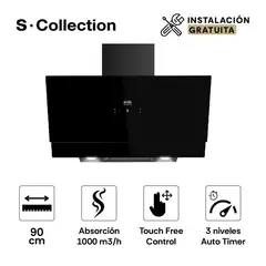 SOLE - Campana Empotrable Decorativa 90 cm TURE81