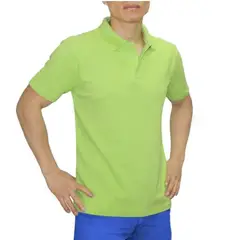 GENERICO - POLO CAMISERO MANGA CORTA VERDE MANZANA