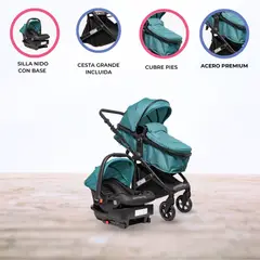 INFANTI - Coche Travel System «Epic 6G» BLUE