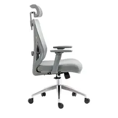 OFIDEAS - Silla de Oficina Presidencial Syncro Smart Pro Blanco Gris