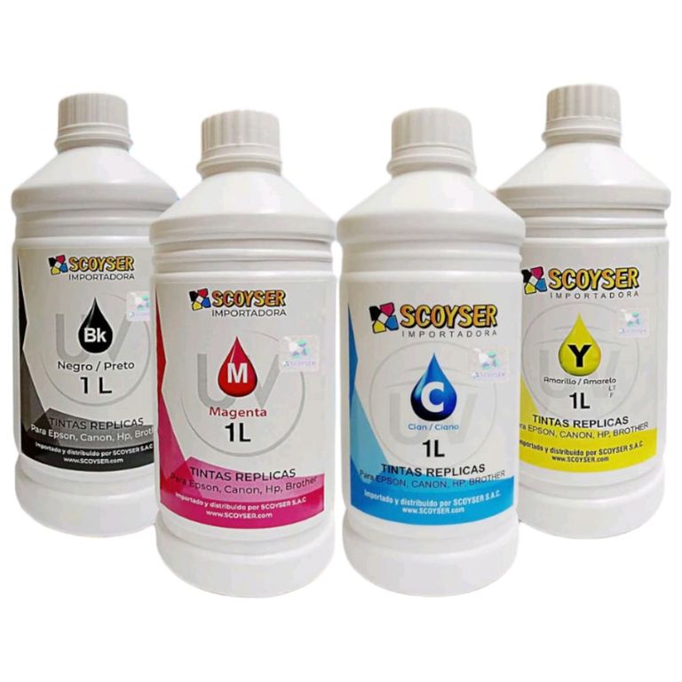 Kit De Tintas UV 1L
