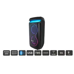 TREVELY - Parlante dual 8 Bluetooth WT-860 - Karaoke - 400W