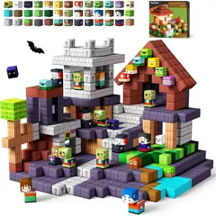 MAGNETI BLOCK - Bloques magnéticos MagWonder World cubos imanes 100 PIEZAS