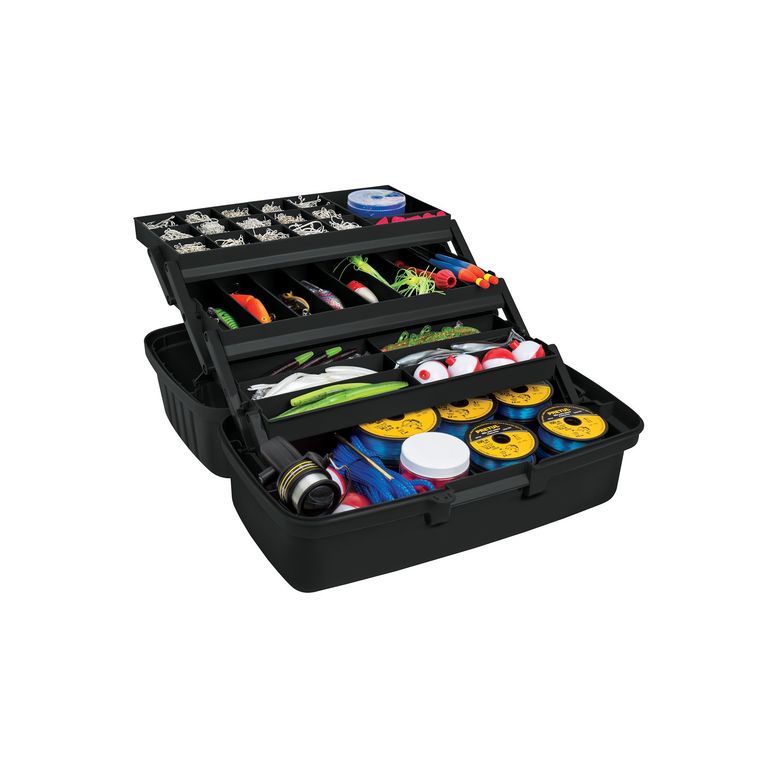 Caja para Pesca de 16 Pulg con 3 Bandejas Deslizables