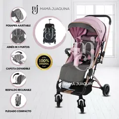 BEAUTIFUL - Coche Maleta para Bebé «PIAMONT» Edición Especial Pink