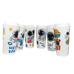 GENERICO - Vaso tomatodo astronauta set de 3