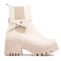 NEBULA - Botas Buttom - Nébula - Nude