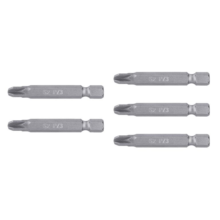 Estuche con 5 Puntas Pozidriv PZ3 Largo 2 Pulg