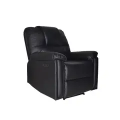 MOBELART - Sofá King Reclinable Negro möbelArt