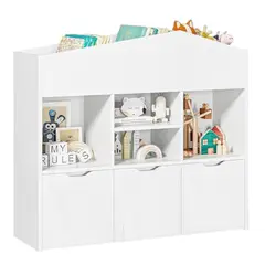 GENERICO - Estante Librero Organizador Miranda Blanco Petrox Home