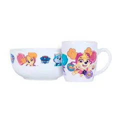 SCOOL - Vajilla infantil Ceramica 2Pz Paw Patrol Niña 704064