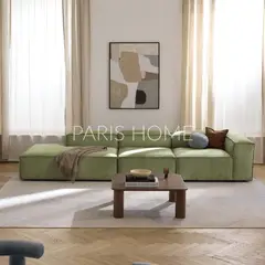 GENERICO - Seccional Derecho Divan Modular Grande Monarch Pana - Verde Oliva