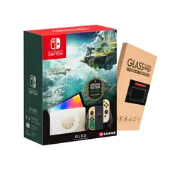 NINTENDO - Consola Switch Oled Edicion zelda tears of the kingdom + Mica