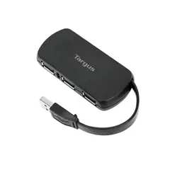 TARGUS - Cable Hub ACH214 (ACH114us) 4 Puertos Usb 2.0 Negro