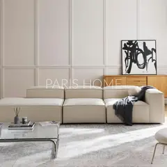 GENERICO - Seccional Derecho Divan Modular Grande Monarch Tejido - Blanco