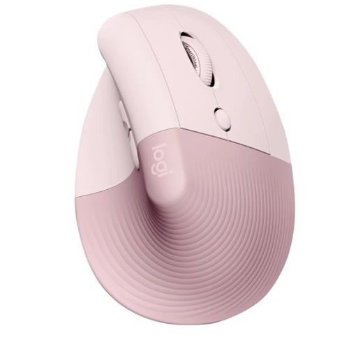 Mouse Vertical MX Lift Bluetooth Ergonómico - Rosado