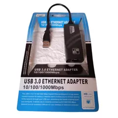 GENERICO - Adaptador Rj45 Usb 3.0 Ethernet 10/100mbps Pc Laptop