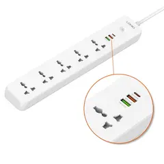 LDNIO - Extensión Tomacorriente Sc5319 Socket Universal 38watts 2M