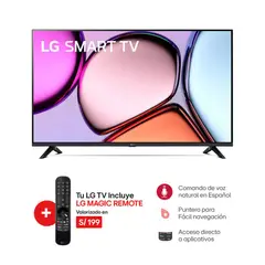 LG - Televisor 32 Pulg. LED Smart TV HD con Thinq AI 32LQ600BPSA l Control Magic