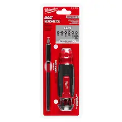 MILWAUKEE - Destornillador multipunta 14 en 1 con puntas SHOCKWAVE Impact Duty™