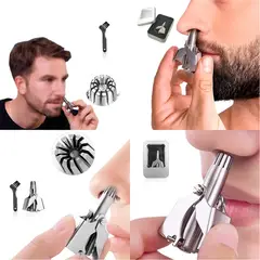 GENERICO - Trimmer Manual Cortador bello Nasal Cuchillas ACERO
