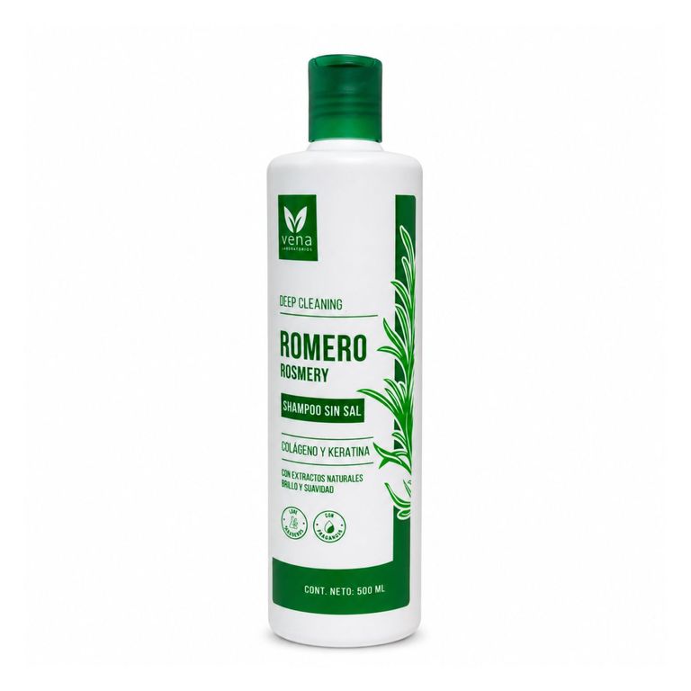 Shampoo Romero Sin Sal Vena 500ml