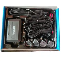 SEISA - Sensor De Retroceso Reversa Auto Parqueo 4 Puntos Gris