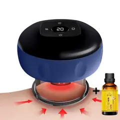 VICTORIA - Masajeador de Ventosas Vacío Ajustable y Luz Roja Terapéutica