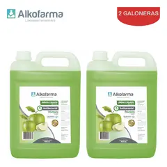 ALKOFARMA - Jabón líquido antibac. 4L manzana ALKOFARMA. Pack 2 galones