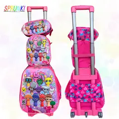 GENERICO - MOCHILA SPRUNKI TRES PIEZAS NIÑA