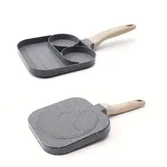 GENERICO - Sartén Antiadherente con 3 Divisiones de Aluminio