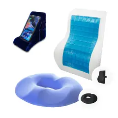 TERAFLEX - COJIN LUMBAR Y COJIN DONA GEL TECH - REGALO PORTA CELULAR