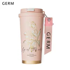 GERM - Vaso Térmico De Acero Inox Lirio Rosa 500ml 196oz