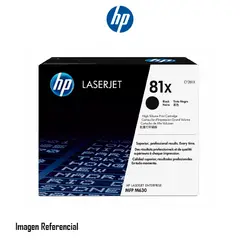 HP - TONER CF281X 81X MFP M630 NEGRO 25K PAG PN CF281X