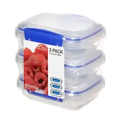 SISTEMA - Kit de 3 Recipientes para Alimentos 200ml 2159681