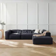 GENERICO - Seccional Derecho Rinconera Grande Monarch Tejido - Azul Oscuro