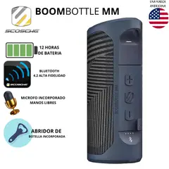 SCOSCHE - Parlante Portátil Magic Mount Boombottle MM - Azul