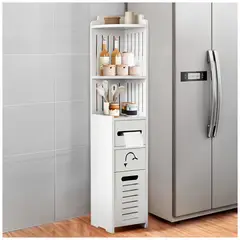 KELLER - Organizador Estante con Dispensador de Papel para Cocina S85-A