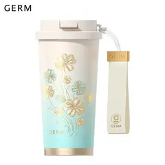 GERM - Vaso Térmico De Acero Inox Trébol Celeste 500ml 196oz