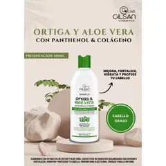 GENERICO - PACK X 2 SHAMPOO ORTIGA Y ALOE CON PANTHENOL 450ML