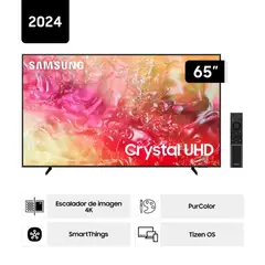 SAMSUNG - TV 65 LED CRYSTAL 4K UHD TIZEN 65DU7000 2024