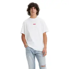 LEVIS - Polo Hombre Relaxed Baby Tab T Blanco