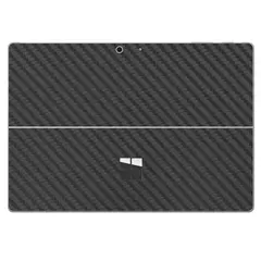 GENERICO - Skin Adhesivo Microsoft Surface pro 7 Fibra de Carbono Gris